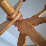 Portemanteau vintage scandinave, meuble patères ancien