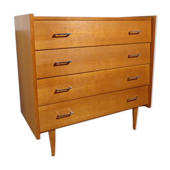Vintage dresser of the 60s in light wood