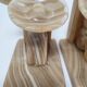 Pair of vintage Mexican cactus onyx bookends