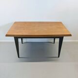 Vintage Scandinavian dining table with extensions