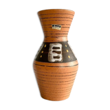 Vintage West German Vase with fat lava glaze