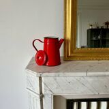 Vintage red enamel coffee pot