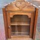 Showcase of popular art in solid wood, carved heart.