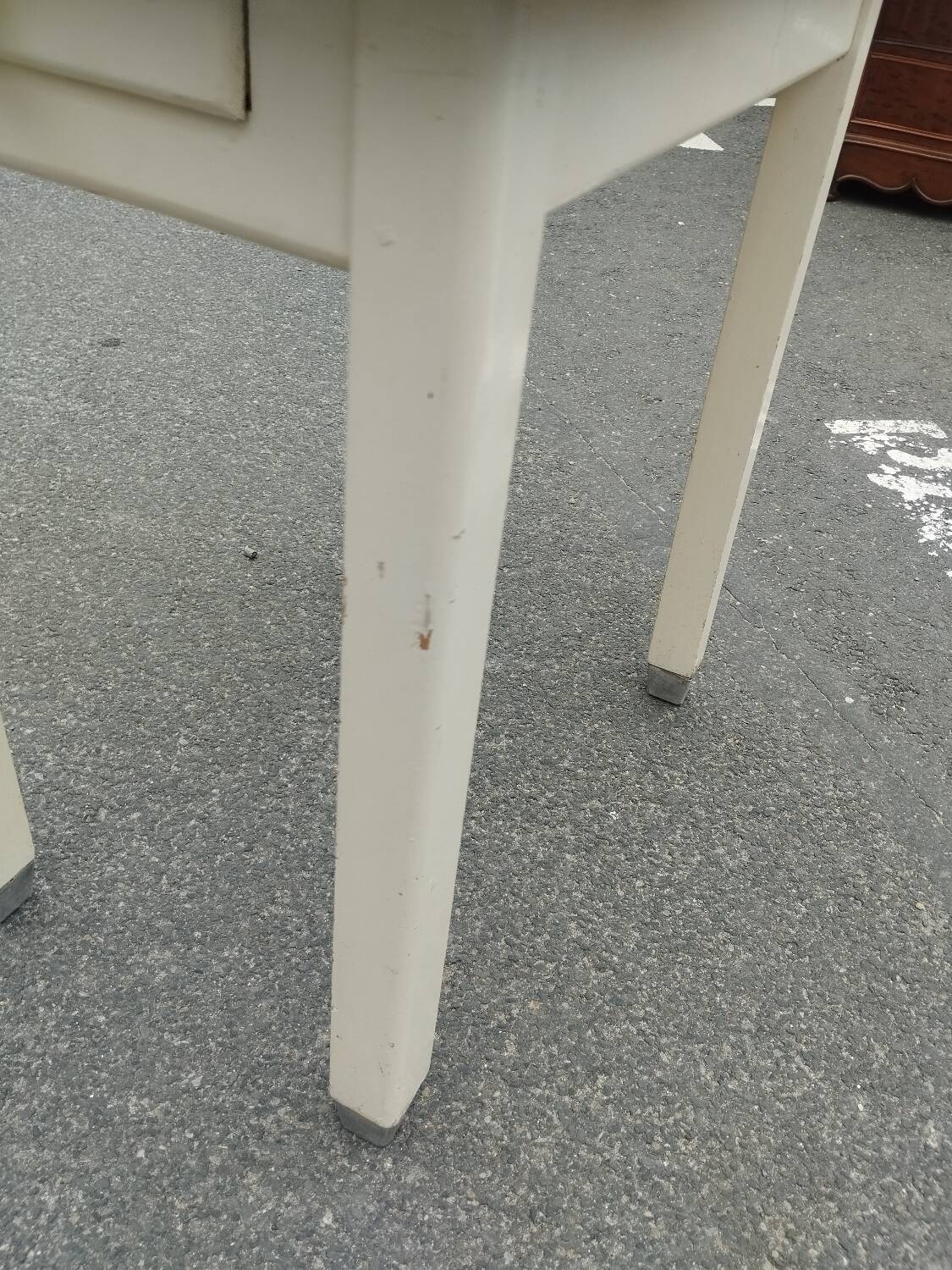 Antique vintage kitchen table