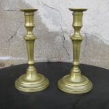 Paire de bougeoirs