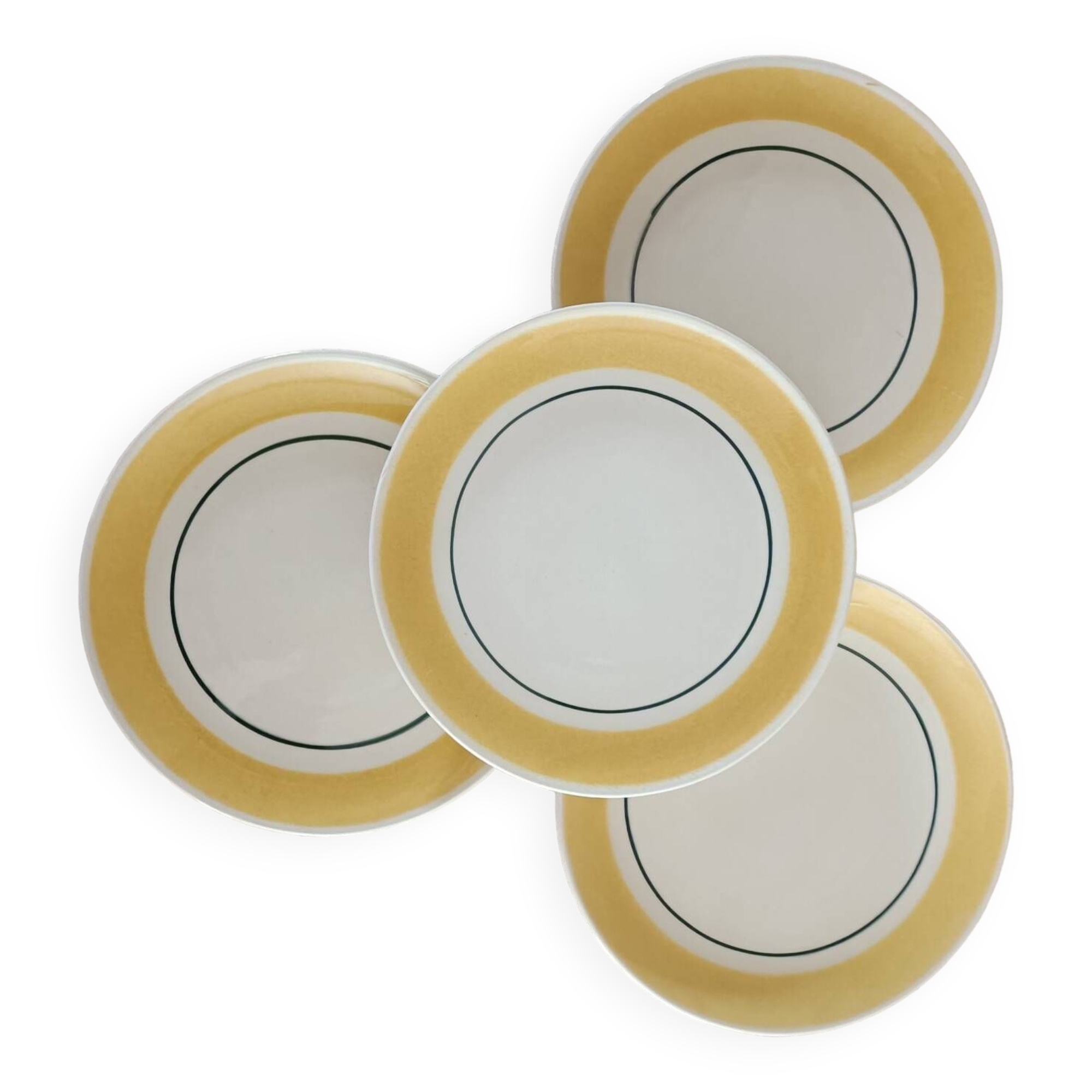 4 Gien dessert plates Caroline model