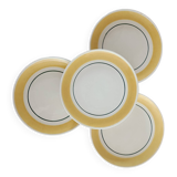 4 Gien dessert plates Caroline model