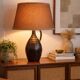 Large vintage lamp - Ceramic (74cm) - Accolay/Vallauris style