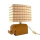 Mid century Modern wood elephant table lamp, Italy circa 1960s