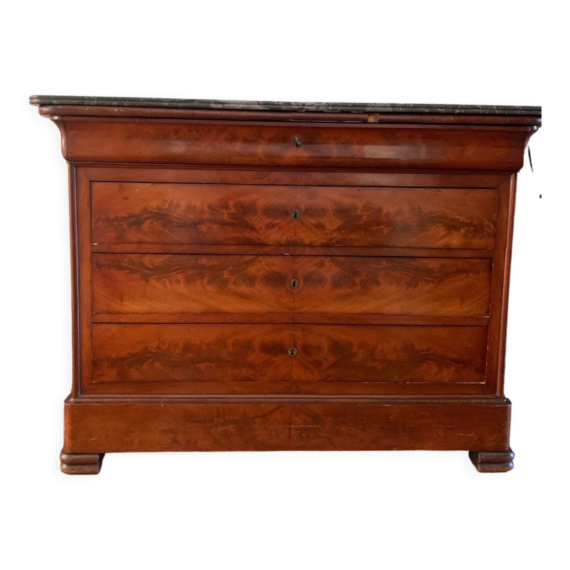 Chest of drawers with marble top