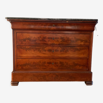 Chest of drawers with marble top