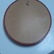 Vintage oval red mirror 60s 70s