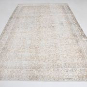 7x10 Vintage Beige Floral Vintage Persian Area Rug, 204x313 Cm