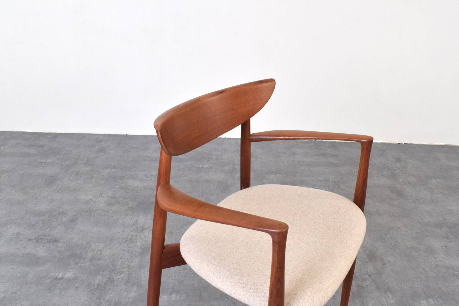 Fauteuil Mid-Century en Teck par Harry Østergaard pour Randers Møbelfabrik, 1960