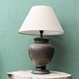 Vintage lamp, speckled ceramic base