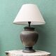 Vintage lamp, speckled ceramic base
