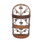 Rattan Peacock shelf