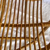 Pair of rattan basket chairs