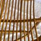 Paire de fauteuils corbeille en rotin