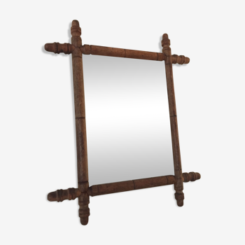 Bamboo mirror 29x35cm