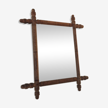 Miroir bambou 29x35cm