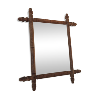 Bamboo mirror 29x35cm