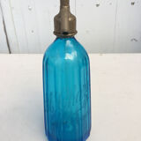 Blue glass siphon