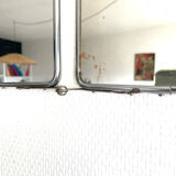 Miroir de barbier triptyque