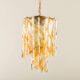 Mid century Murano 'Torciglione' Glass Chandelier by Mazzega, Italy 1970s