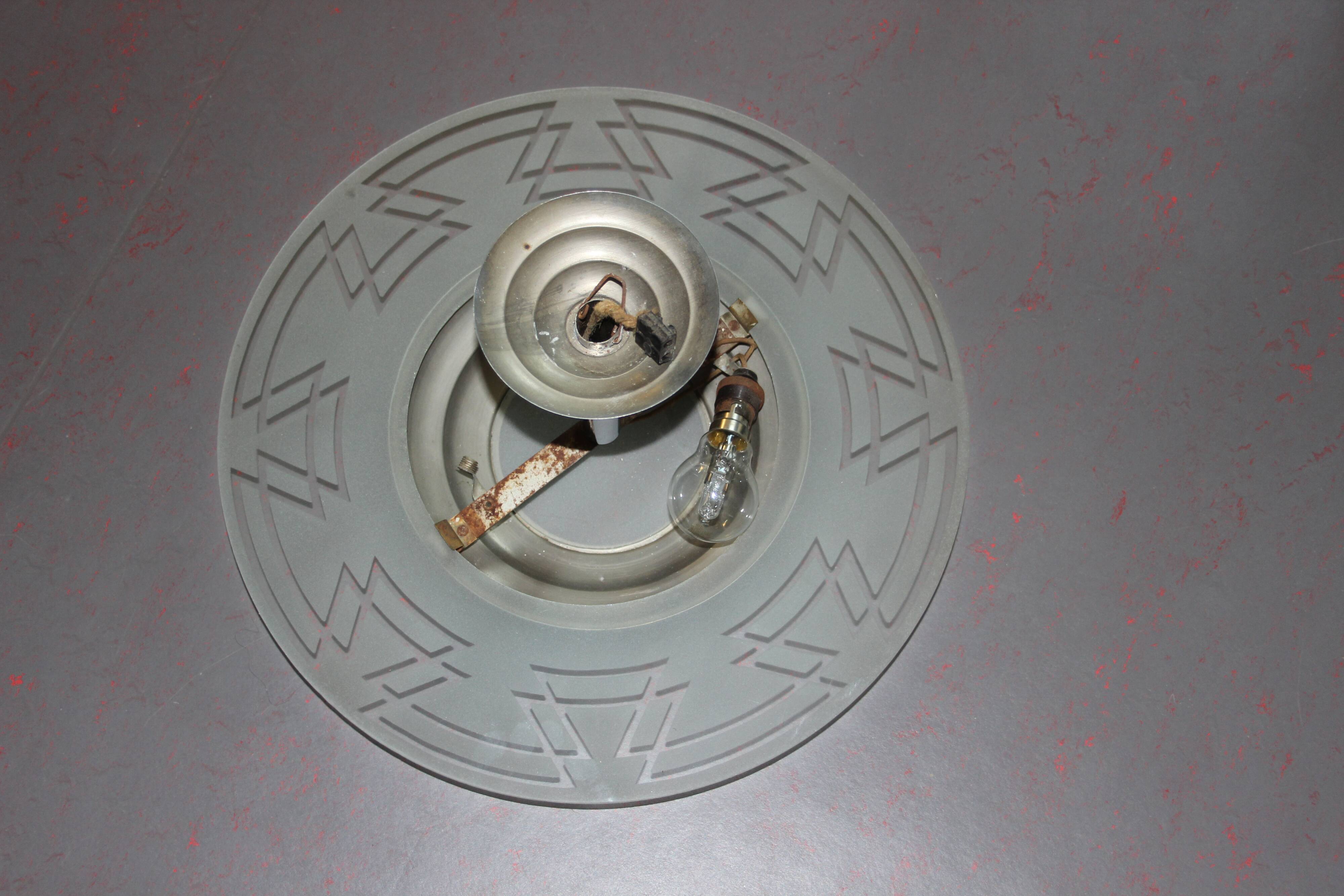 Art Deco ceiling chandelier