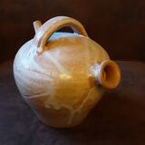 Old stoneware pitcher