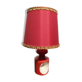 Red ceramic lamp 60