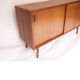 Enfilade scandinave portes coulissantes teck miel