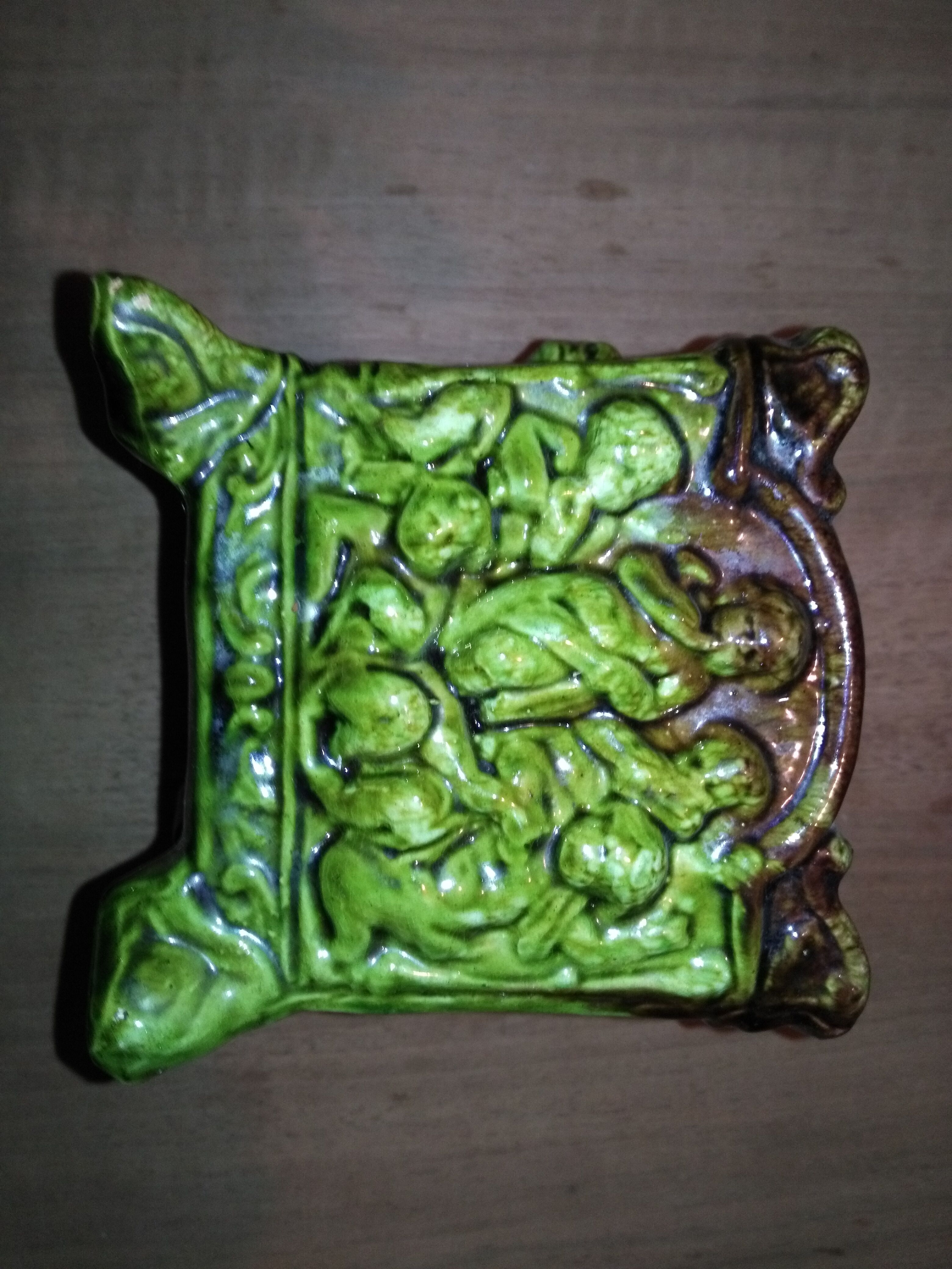 Art nouveau earthenware gardener