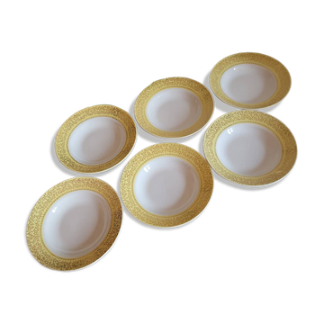 Lot de 6 assiettes creuses Badonviller