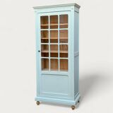 Antique celadon glass Parisian wardrobe H162