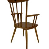 Vintage children's chair children's room slatted chair design 50's