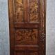 Armoire époque Louis XV en marquéterie, orme et noyer