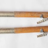 Pair of wooden paddles