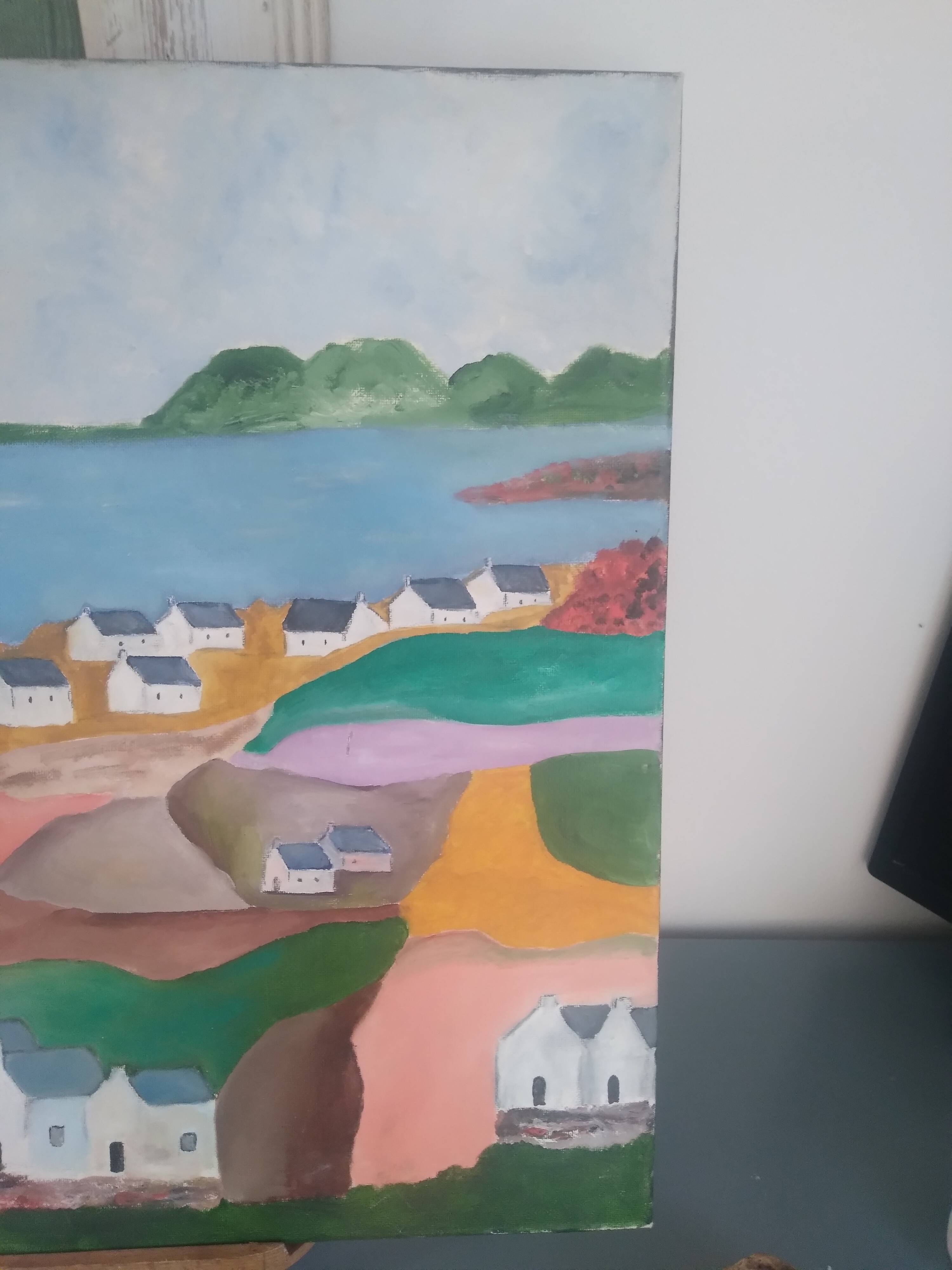Brittany seaside and landscape painting