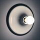 Pair of Targetti disc wall lights, UFO, Italy 1970s