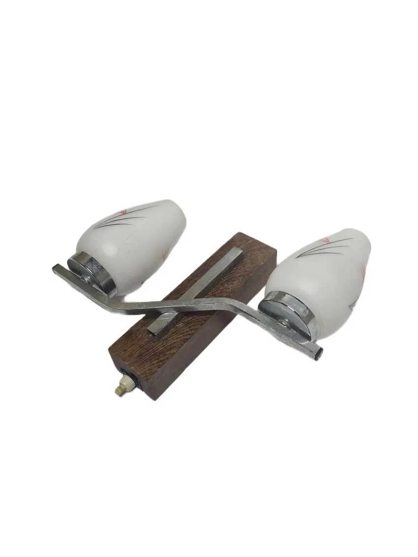 BTV double-arm wall lamp in art deco style