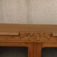 Art Deco sideboard in raw wood with a waxed finish.