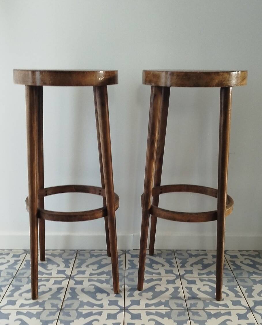 Pair of vintage bar stools