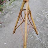 Rattan side table