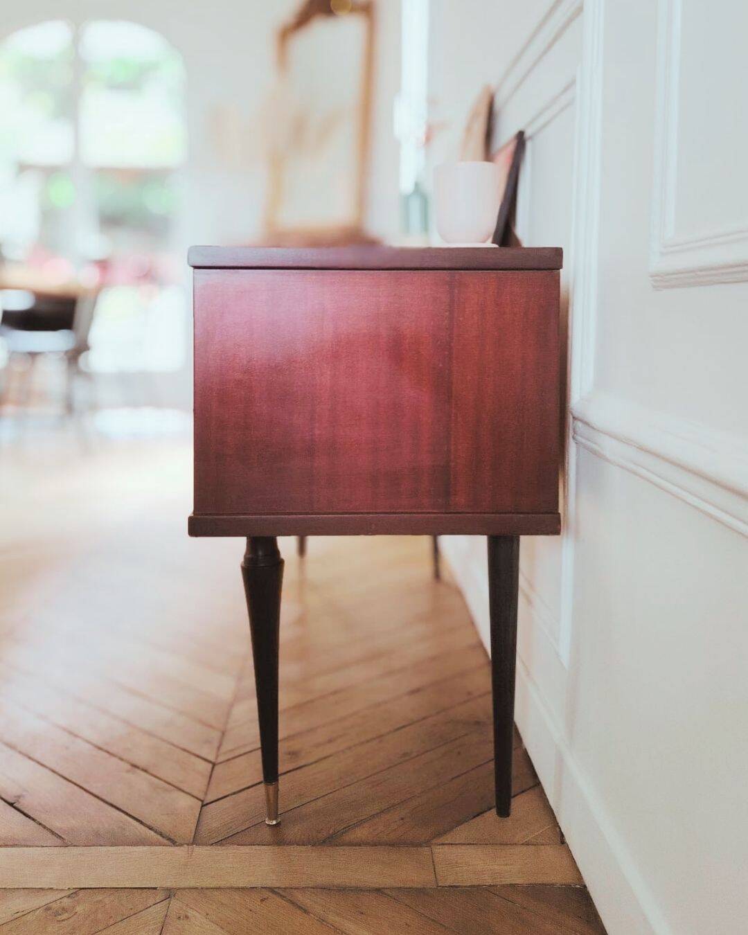 TV unit / small renovated vintage sideboard, 1950s-60s