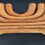 Scandinavian wooden candlestick 8 lights