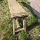 Banc de ferme en bois massif