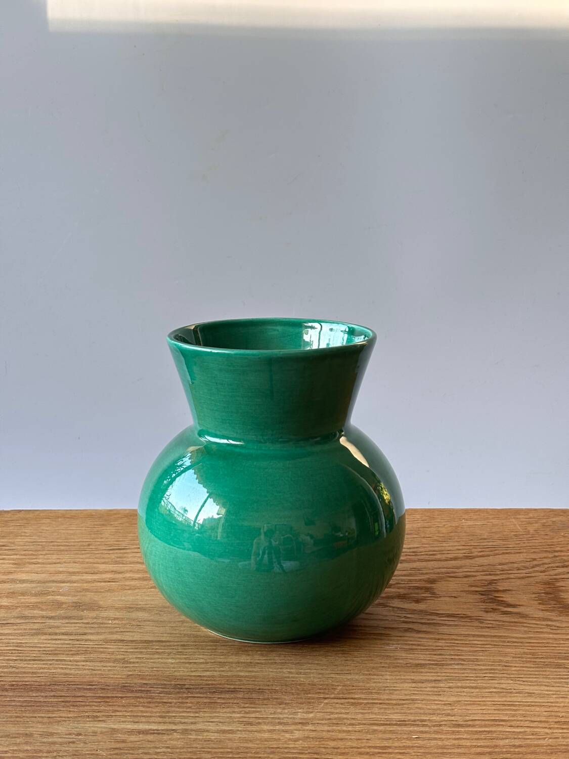 Vase vert vintage