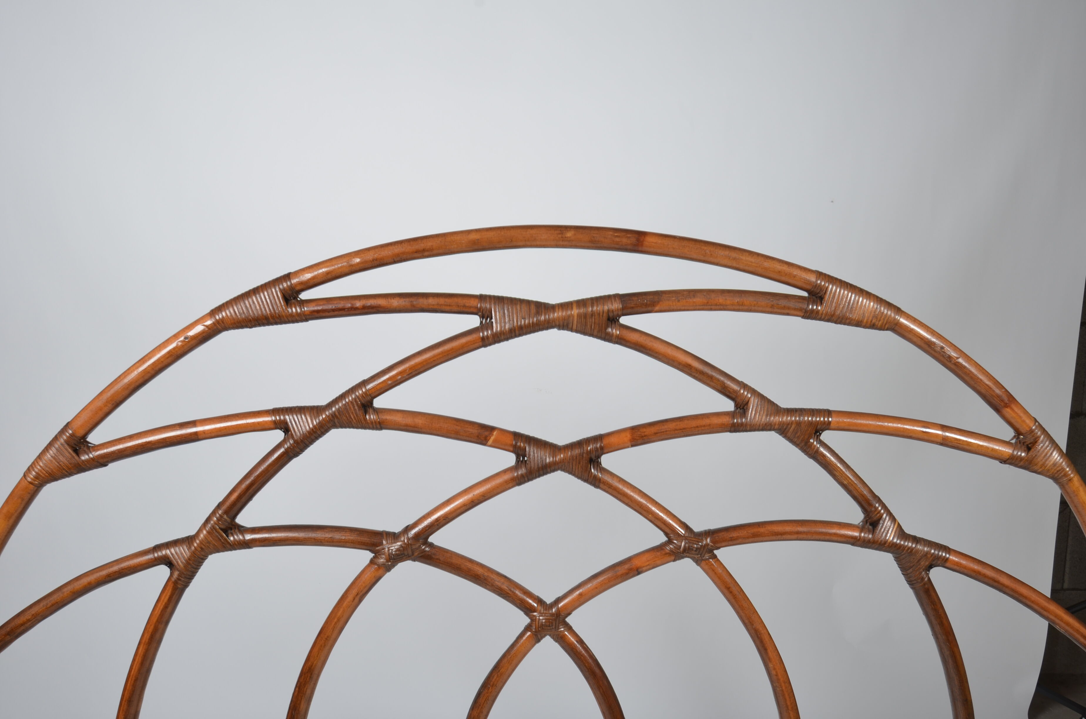 Rattan headboard 2 places